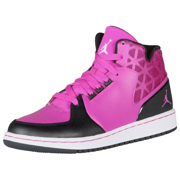 Jordan Youth 1 Flight 3 High Top Sneakers Purple youth Size 6.5 = women's size 8 - Picture 1 of 11